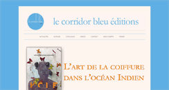 Desktop Screenshot of lecorridorbleu.fr