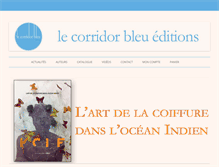 Tablet Screenshot of lecorridorbleu.fr
